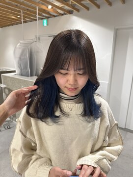 スリー(three.) 【three.】北浜/淀屋橋/インナーカラー