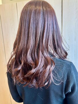 ラテ アトリエ(latte atelier) イルミナカラー/艶ブラウン/巻き髪