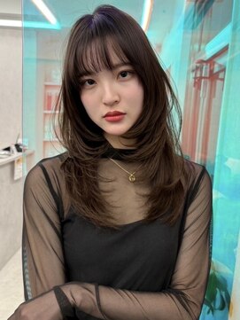 リアン 上尾店(Rien) 韓国風ザクザクレイヤー[フォギーベージュカラー/韓国]上尾