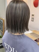 キューズ クラブ(cuz KLUB)&nbsp;【cuzKLUB】ハイライトグレージュボブ【池袋】