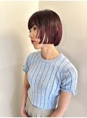 デザインカラー　姫カットボブ