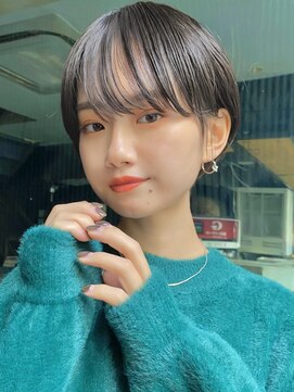 ロンド 表参道店(Lond) ブリーチなしチェリーブラウン髪質改善縮毛矯正酸性ストレート