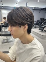メンズ リコ(MEN'S RICO) フェザーパーマフェザーショート大人ヘアセンターパート【大和】