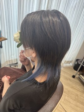 ヴィヴァーク 拝島駅前店(vivarc) ウルフ透明感インナーシルバーアッシュカラー