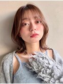 デザインカラーイメチェン前髪大人可愛いモテ髪結べるボブ