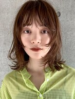 アンガーデン(Une GARDEN)&nbsp;ミディアム/レイヤー/チョコブラウン