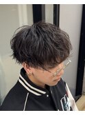 緩めのシャドウパーマ