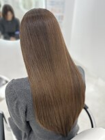 アイニ 大阪上本町店(aini)&nbsp;アディクシー/ブリーチなし/透明感/ツヤ/アッシュブラウン