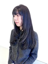 ゴウトゥデイシェアサロン 町田店(GO TODAY SHAiRE SALON)&nbsp;ブルーブラック/ロングレイヤー