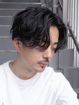 レタッチバイフィフス 大阪梅田(RETOUCH by fifth) 大阪梅田波巻きパーマツイストスパイラルパーマセンターパート◆