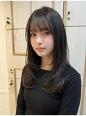 20代30代40代イメチェン/前髪/ダークアッシュ/レイヤーカット