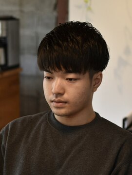 リム メンズヘア(LIM men's hair) 束感濡れ髪ショートマッシュ【メンズカット/倉敷/中島/美容院】
