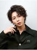 【大人の色気】みきおだ再婚記念センターパート黒髪パーマ