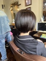 美容室 ブラウン(Brown) 柔らかくまとまる髪質改善ショートヘア