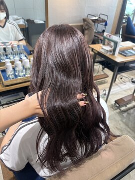 ヘアーループセラデザインワークス(Hair ruup Sela design works) 艶々ラベンダーカラー