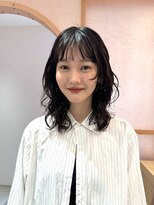 メルト 西梅田店(melt)&nbsp;ラフに揺れるニュアンスミディ