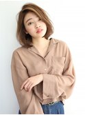 ナチュラルボブ×毛先パーマ［髪質改善/池袋&目白&大塚］