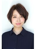 小顔ショートボブ