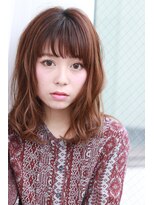 ネオリーブクレア 綱島店(Neolive Krea)&nbsp;ほつれパーマ×ロブ×ハイライト　人気スタイル