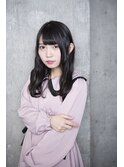 【salon de MiLK 原宿】アッシュベージュ×耳かけゆるウェーブ