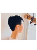 女子 X 刈上げ