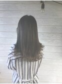 シュシュ旭店★細ハイライト×グレージュ×重軽ロングスタイル★