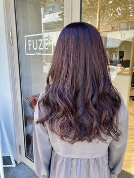 フューズ ヘア(FUZE hair) 艶髪柔らか★イルミナピンクグレージュロングスタイル★