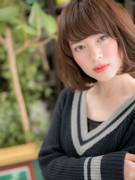 カバーヘア ブリス 大宮西口(COVER HAIR bliss) 斜めバング大人かわいい前下がりグラボブc4大宮20代30代40代