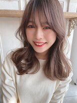 アリスバイアフロート 自由が丘(ALICe by AFLOAT)&nbsp;クアンクミディアム（エアリーミディ黒髪ホワイトアッシュ）