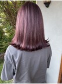 ブリーチカラー×ラベンダーピンク