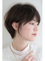 リル 7F 銀座(Rire)&nbsp;【Rire-リル銀座-】ネイビーアッシュなミニボブ　20代 30代 40代