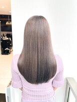 キュア 表参道(CURE)&nbsp;黒髪/グレージュカラー/ココアベージュ/ヘルシーロング[表参道]