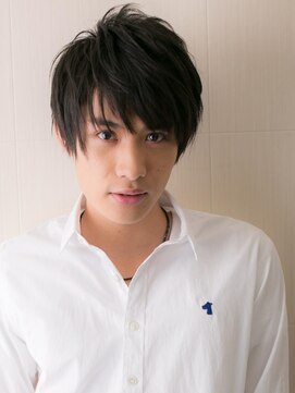 モッズヘアメン 名護大東店(mod's hair men) 束感!男前アッシュブラックウルフショートc名護大東