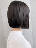 リール 銀座(R'EEL) 重め切りっぱなしボブ×髪質改善