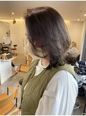 ミディアムレイヤー×オリーブグレージュ