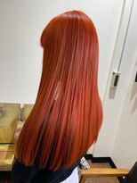 ヘアーワークス ボナ(HAIR WORKS bona.)&nbsp;似合わせカット×髪質改善ケア25【ライトオレンジ】