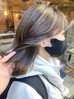 エトラ 渋谷店(etora)&nbsp;くびれ巻き　イヤリングカラー　シルキーベージュ　ハイライト