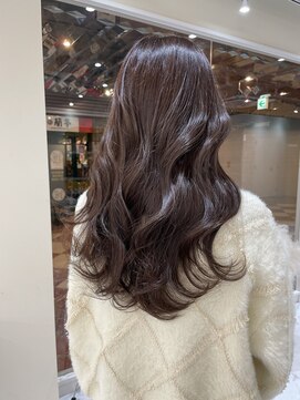 シェノン サントル(CHAINON CENTRE) レッドブラウン/似合わせカット/フルバング/ハッシュカット