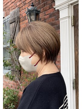 2丁目3番地美容室 【脱白髪染め】コンパクトショート◎育てるヘアカラー◎