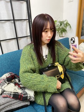 コミレ(COMILE) ブリーチなしカシスブラウン