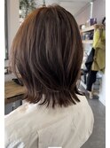 伸ばしかけでも可愛いレイヤースタイル！