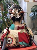 卒業式袴着付+ヘアセット