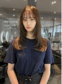髪質改善＊前髪薄め韓国レイヤーカット＊美髪 【Zina 高田馬場】