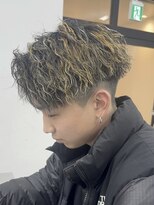 ロンド ローガン 名駅(Lond LOGAN)&nbsp;メンズツイストスパイラル×金メッシュ　1