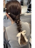 タイトとふんわりの編み下ろしアレンジ