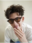 短髪パーマアクディブショート