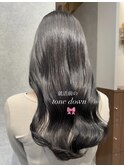 トーンダウン/透け感グレージュ/イメチェン