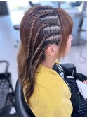 コーンロウ ポイント ハーフ 4本 特殊セット