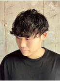 波巻きパーマ　シャドウパーマ　スパイラルパーマ　マッシュ