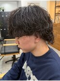 栃木メンズ波巻きスパイラルパーマシャドウパーマツイストパーマ